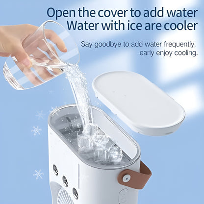 Portable Mini Double Fan Air Cooler